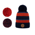 Bonnet Iced Coffee Bleu marine & Orange