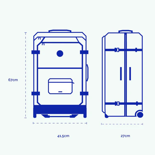 Valise souple 2 roues medium Coromandel